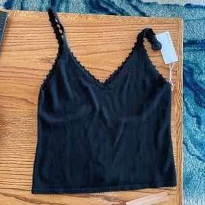 SOLD Black Reformation Wisteria top size small NWT